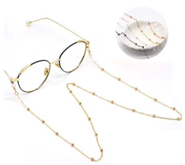 Chaîne polie – Accessoire élégant pour lunettes