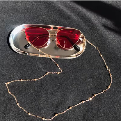 Chaîne polie – Accessoire élégant pour lunettes