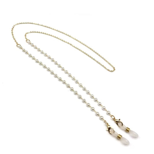 Luxe Perlenkette – Elegantes Brillenaccessoire