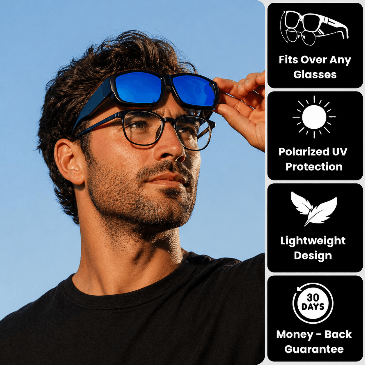 Sobregafas para hombre