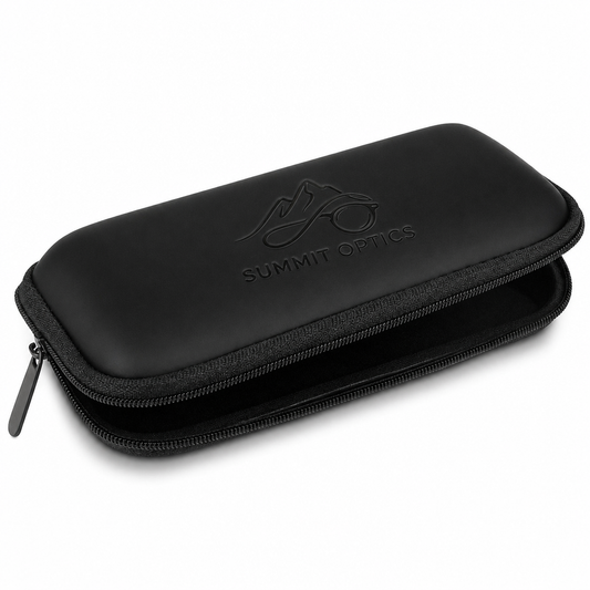 Soft Zip Sunglasses Pouch - Black